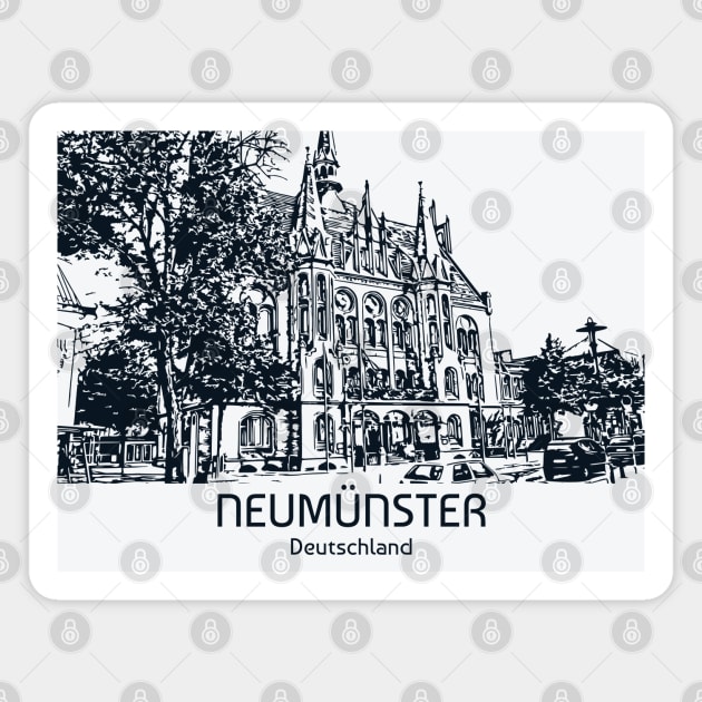 Neumuenster - Deutschland Magnet by Lakeric